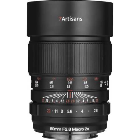 7Artisans 60mm F2.8 Macro 2x Full Frame - obiektyw stałoogniskowy